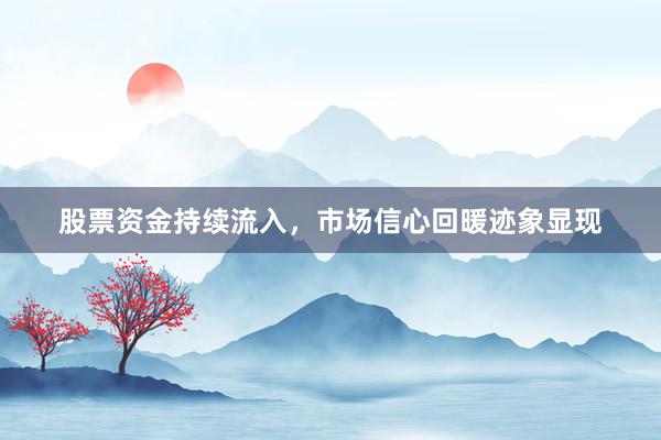 股票资金持续流入，市场信心回暖迹象显现
